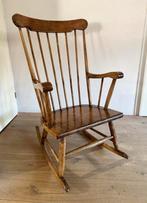 Vintage mid-century schommelstoel, Huis en Inrichting, Stoelen, Mid-century vintage, Bruin, Zo goed als nieuw, Eén