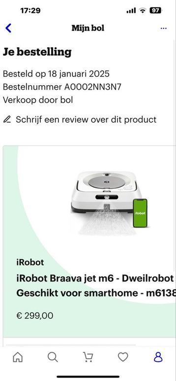 iRobot Braava jet m6 - Dweilrobot beschikbaar voor biedingen