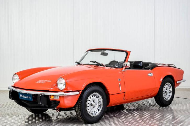 Triumph Spitfire 1500 TC (bj 1976), Auto's, Triumph, Bedrijf, Te koop, Spitfire, Lederen bekleding, Open dak, Benzine, Cabriolet