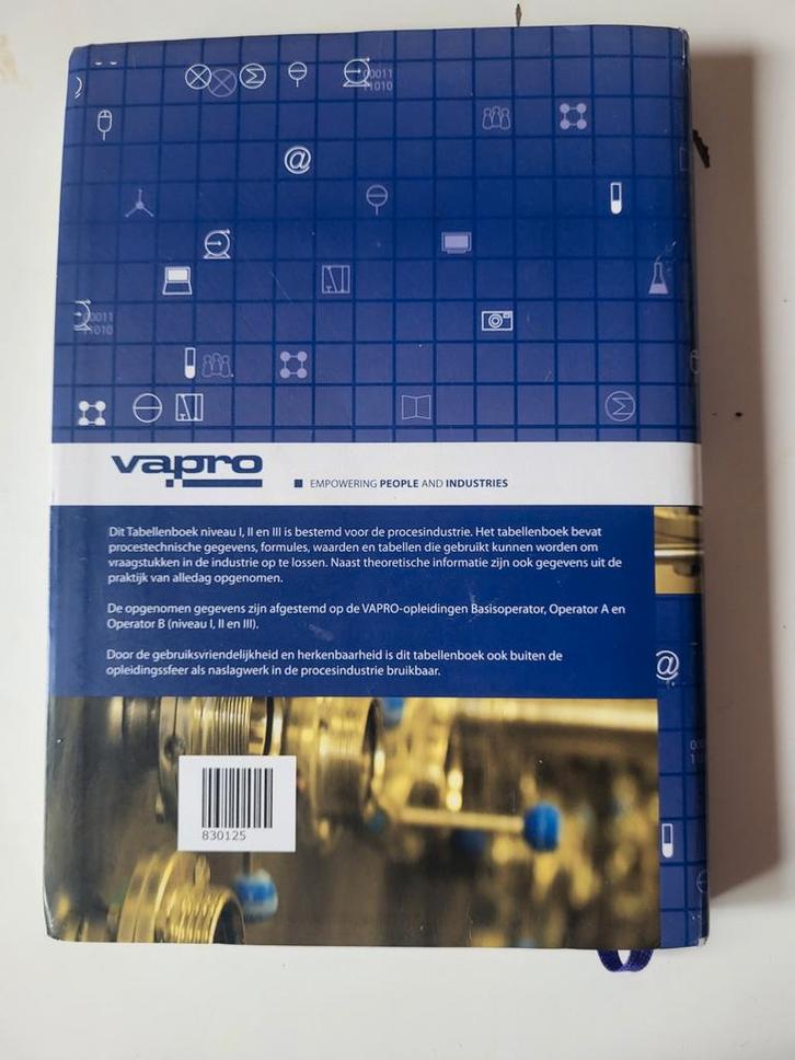 Vapro Tabellenboek Niveau I, II en III, Boeken, Techniek, Zo goed als nieuw, Overige onderwerpen, Ophalen of Verzenden