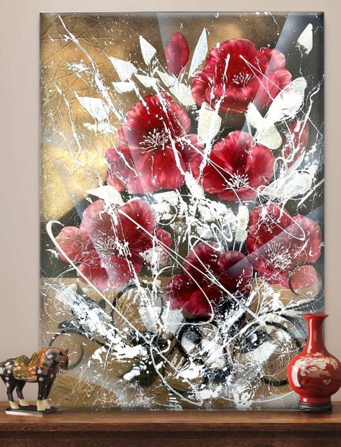 Abstract schilderij 50x70cm, Antiek en Kunst, Kunst | Schilderijen | Abstract, Ophalen of Verzenden