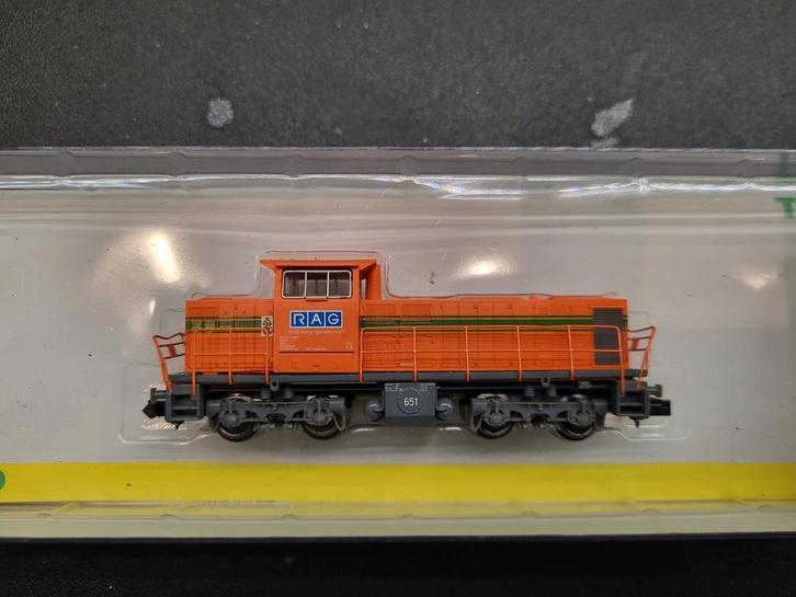 Minitrix 12531 Dieselloc RAG - Defect, Hobby en Vrije tijd, Modeltreinen | N-Spoor, Ophalen of Verzenden