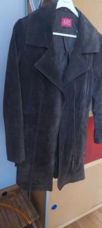 Liv Suède Jas Maat 38 met Bontkraag, Kleding | Dames, Jassen | Winter, Maat 38/40 (M), Bruin, Ophalen of Verzenden, Liv