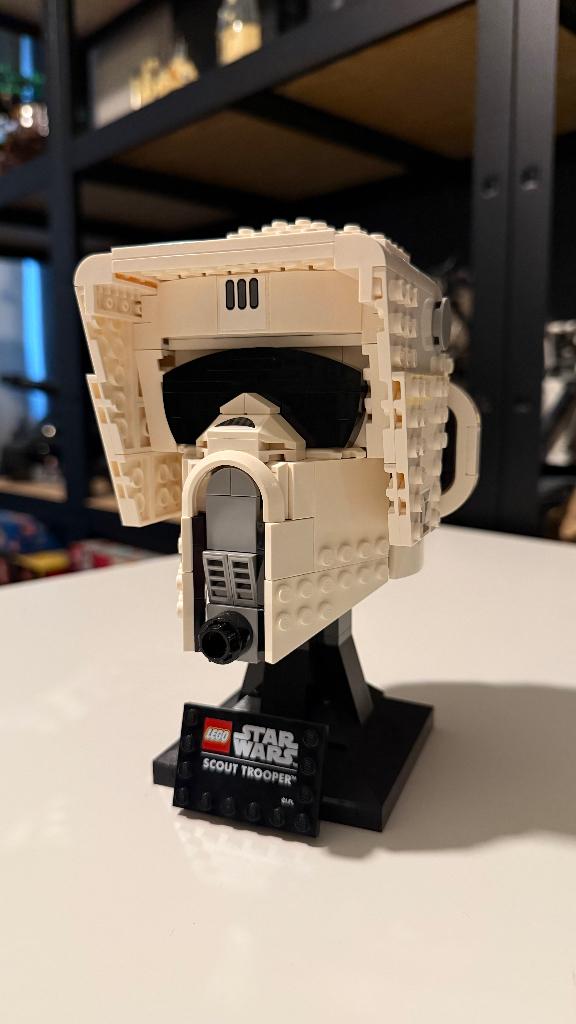 Lego 75305 Scout Trooper helm Star Wars ZGAN, Ophalen of Verzenden, Zo goed als nieuw, Complete set, Lego