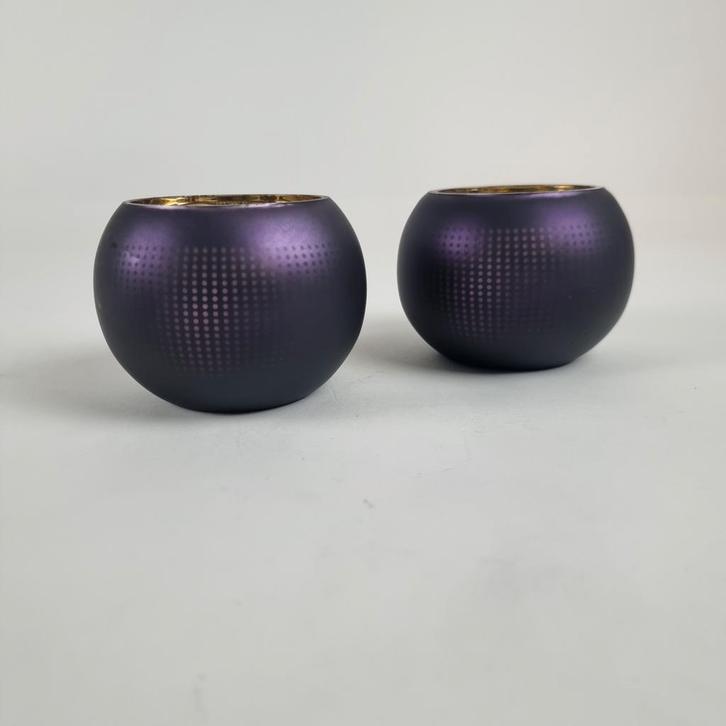 Polspotten Ball waxine black dot set 2, Antiek en Kunst, Kunst | Designobjecten, Ophalen