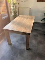 Eettafel - 4 personen (max. 6) L:160 x B:90 x H:80, Huis en Inrichting, Tafels | Eettafels, Ophalen, Gebruikt, 100 tot 150 cm