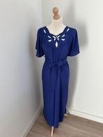 King Louie maat 44 kobalt blauwe midi jurk 2156