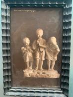 Oude foto 'Barnen under paraplyn' in lijst, Ophalen of Verzenden