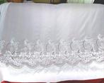 2 Helderwitte vitrage van 188 cm hoog en elk 103 cm breed, 100 tot 150 cm, Wit, Ophalen of Verzenden, Zo goed als nieuw
