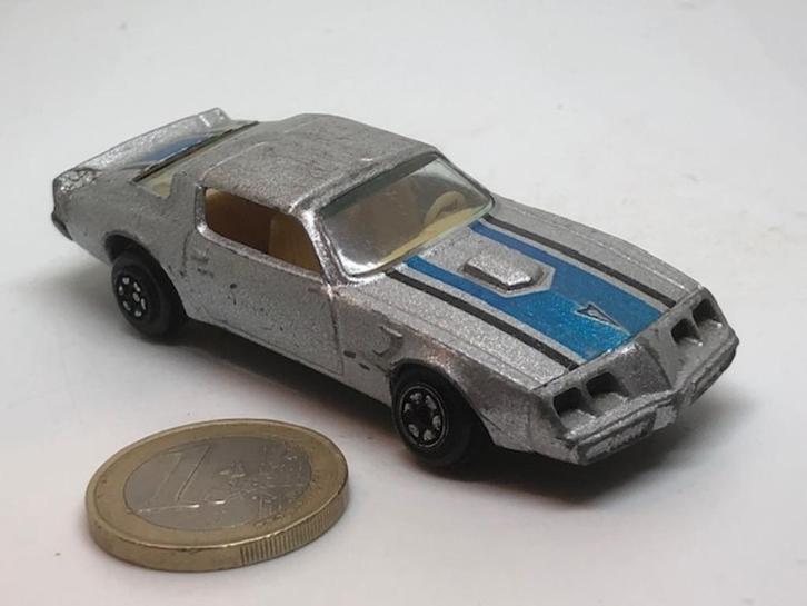 Pontiac Firebird Grijs, Yatming, Hobby en Vrije tijd, Modelauto's | Overige schalen, Gebruikt, Auto, Ophalen of Verzenden