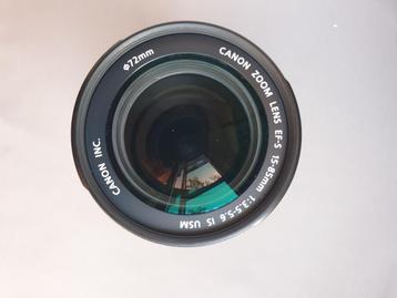 Canon EFS 15-85 IS USM met fiter en zonnekap beschikbaar voor biedingen