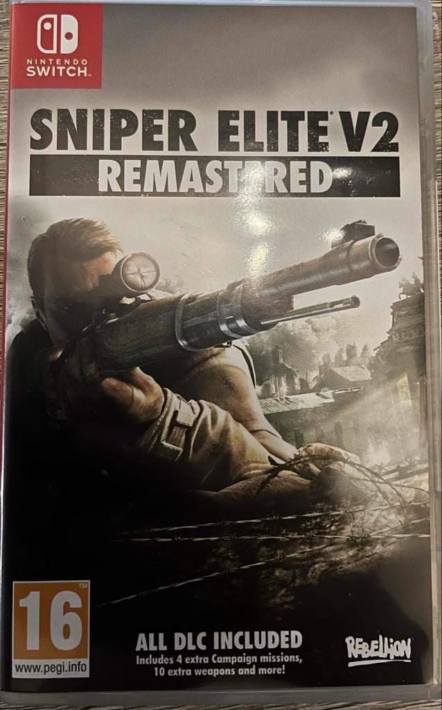 Sniper Elite V2 Remastered - Nintendo Switch, Spelcomputers en Games, Games | Nintendo Switch, Zo goed als nieuw, Shooter, 2 spelers