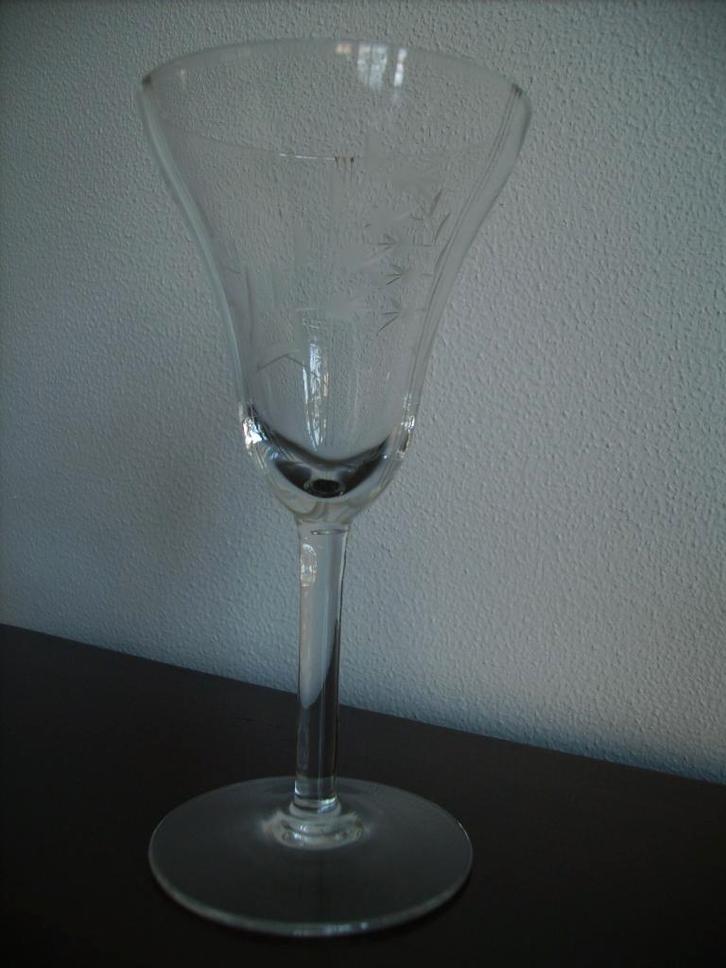 Wijnglas korenaar, Antiek en Kunst, Antiek | Glas en Kristal, Ophalen of Verzenden