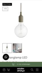4 Muuto E27 led hanglampen terracotta en khaki, Ophalen, 50 tot 75 cm