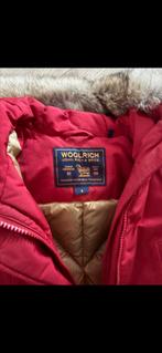 Woolrich Jas - Rode Winterjas met Bontkraag, Ophalen of Verzenden, Zo goed als nieuw, Maat 36 (S), Rood