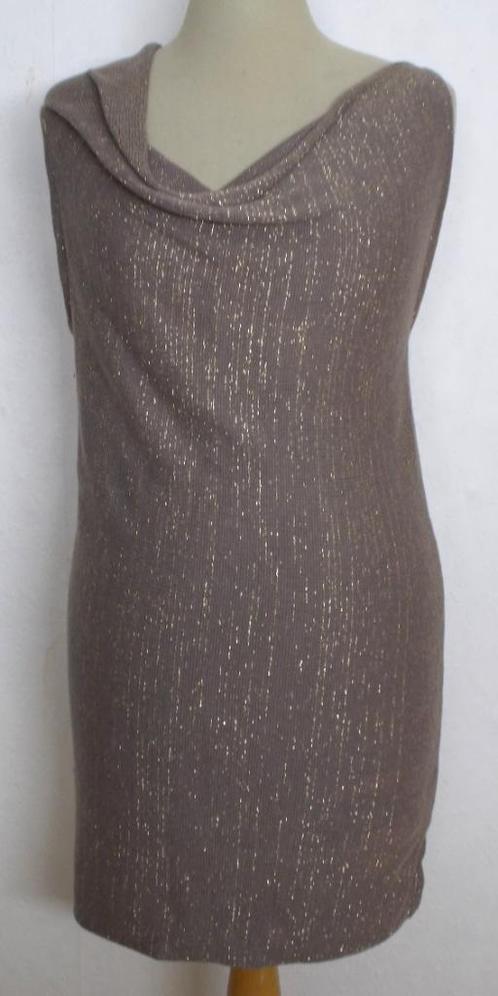 Fijn gebreid tuniek/jurkje v Beatrice San Francisco Ibiza! M, Kleding | Dames, Jurken, Zo goed als nieuw, Maat 38/40 (M), Bruin