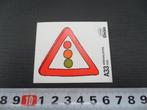 sticker adams chiclets verkeersbord verkeerslichten feux, Verzamelen, Ophalen, Zo goed als nieuw