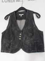 Zwart denim gilet van Steilmann, nieuw, mt 40-42, Zwart, Nieuw, Ophalen of Verzenden, Steilmann