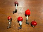 Oude/Antieke paddestoelen kerstballen, Diversen, Kerst, Ophalen of Verzenden, Gebruikt