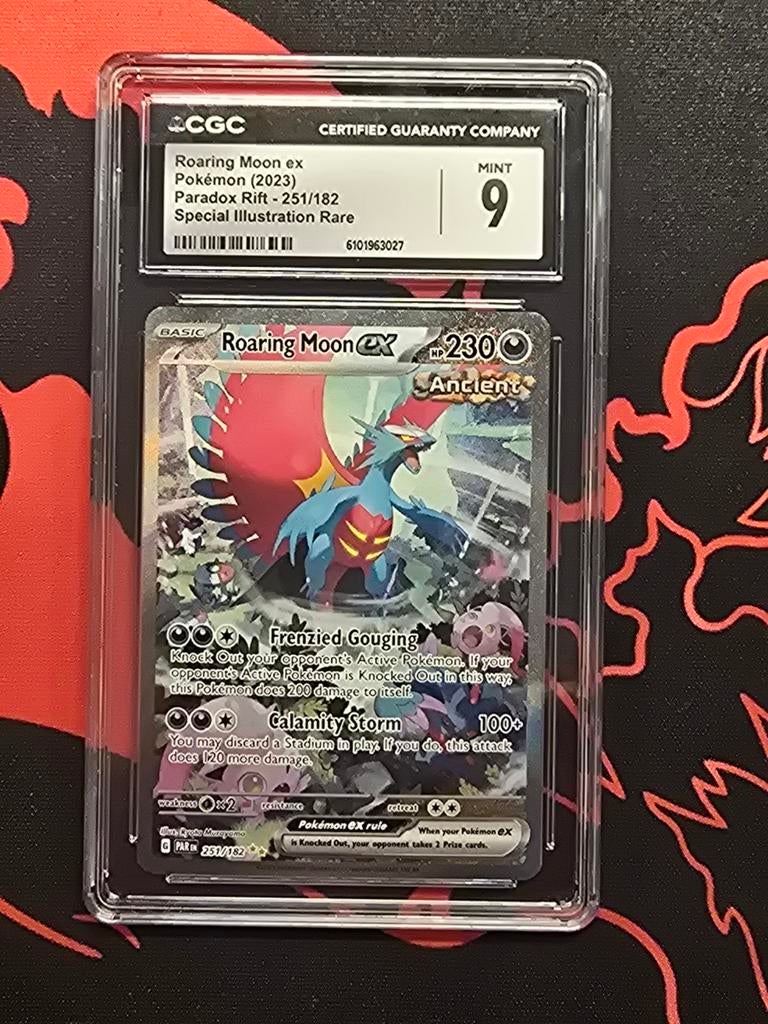 Roaring Moon Ex SIR CGC Mint 9, Ophalen of Verzenden, Zo goed als nieuw