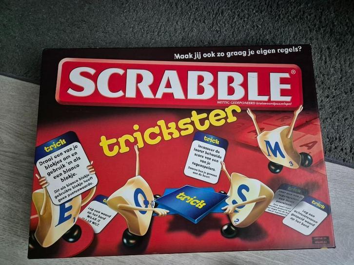 Scrabble Trickster, Hobby en Vrije tijd, Gezelschapsspellen | Bordspellen, Gebruikt, Ophalen of Verzenden