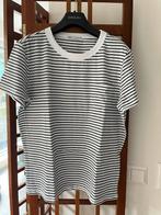Zara gestreept t-shirt - Maat Xl, Verzenden, Wit, Maat 42/44 (L), Zo goed als nieuw