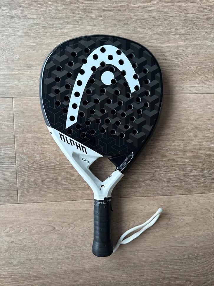 Head Alpha Elite Padelracket, Sport en Fitness, Padel, Zo goed als nieuw, Padelracket, Ophalen of Verzenden