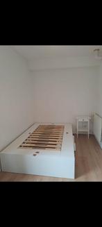 IKEA Nordli, Huis en Inrichting, Slaapkamer | Bedden, Ophalen, Wit, Tweepersoons, 140 cm