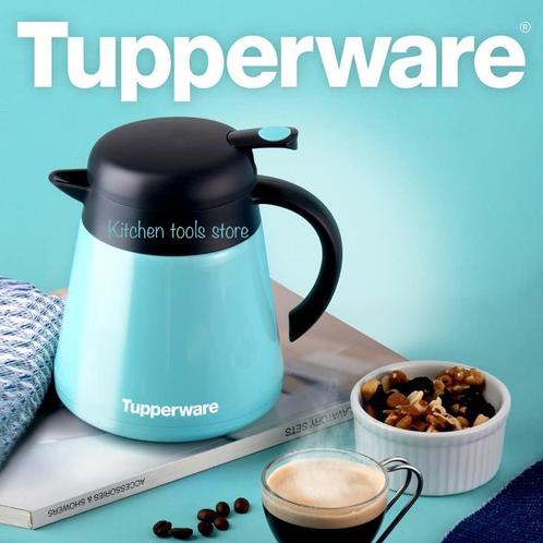 Tupperware koffiekan thermoskan 800 ml turquoise isoleerkan, Huis en Inrichting, Keuken | Tupperware, Nieuw, Ophalen of Verzenden