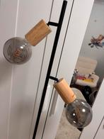 Sfeervolle staande lamp, 1.60m hoog, Huis en Inrichting, Lampen | Vloerlampen, Ophalen, Gebruikt, Hout, 150 tot 200 cm