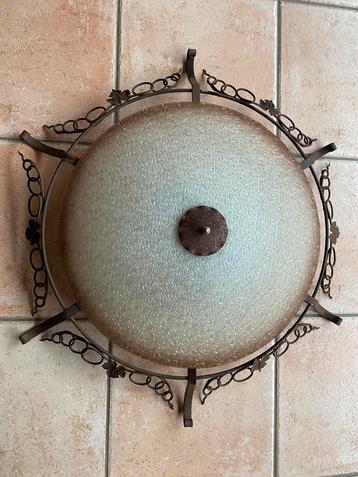 Vintage/antieke plafonniere doorsnede 73 cm beschikbaar voor biedingen