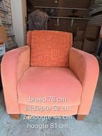 Oranje fauteuil, gratis op te halen, Ophalen, Gebruikt, 75 tot 100 cm