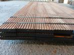 Restpartij hardhouten vlonderplanken 2,8 x 14 x 200 cm 20 st, Ophalen, Nieuw, Hout