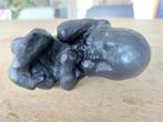 Zwaar beeldje van slapende baby, zwart grof geboetseerd, Ophalen of Verzenden, Nieuw