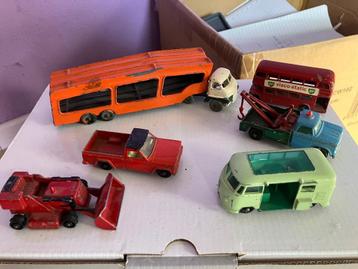 6 x Lesney auto’s niet compleet beschikbaar voor biedingen