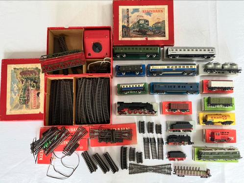 Grote Kleinbahn treinset Rails + 4 Locs + 12 wagons en meer, Hobby en Vrije tijd, Modeltreinen | H0, Gebruikt, Treinset, Gelijkstroom