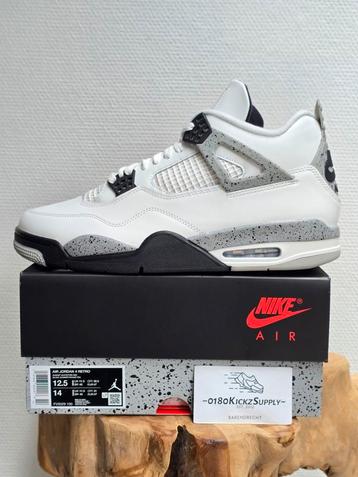 Nike Air Jordan 4 Retro OG 'White Cement' - Maat 47 beschikbaar voor biedingen