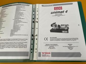 Emco Unimat 3 / 4 handleiding