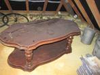 Salontafel massief hout, Ophalen, Gebruikt, 100 tot 150 cm, 50 tot 100 cm