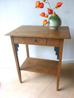 Antiek Art Deco Amsterdamse School Tafel sidetable kastje, Huis en Inrichting, Tafels | Sidetables, Ophalen, Gebruikt, 100 tot 150 cm
