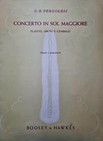Concerto in Sol Maggiore. Piano en Dwarsfluit., Muziek en Instrumenten, Bladmuziek, Gebruikt, Klassiek, Dwarsfluit of Piccolo