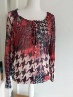 Roos tinten kreukel tuniek valt als L/XL, Ophalen of Verzenden, Zo goed als nieuw, Maat 46/48 (XL) of groter
