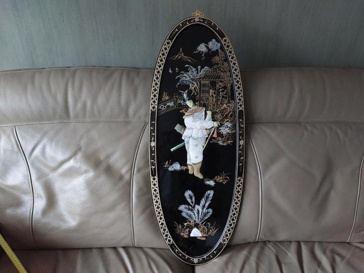 Twee Chinese Wandpanelen, Antiek en Kunst, Kunst | Niet-Westerse kunst, Ophalen of Verzenden