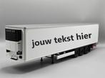 Solido 1:24 Remorque Frigo Koeltrailer 2022 bedrukt of blanc, Commercial@solido.com, Nieuw, Ophalen of Verzenden, Bus of Vrachtwagen