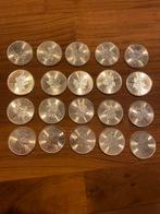 20x Zilveren Maple Leaf 1 oz Diverse Jaren, Ophalen of Verzenden, Setje, Zilver