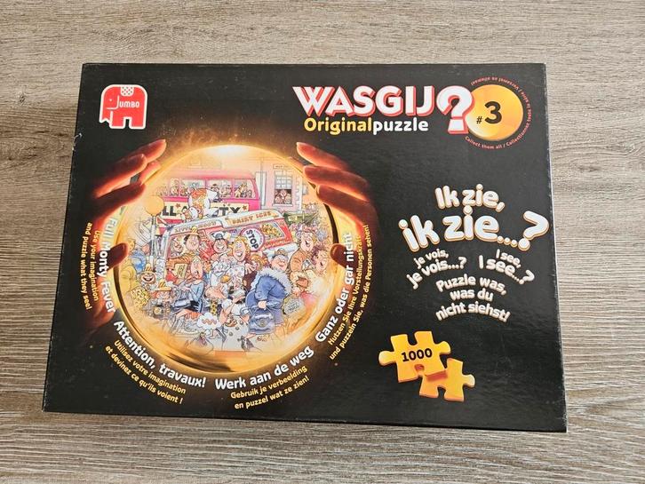 Jumbo Wasgij original puzzel #3 1000 stuks, Hobby en Vrije tijd, Denksport en Puzzels, Zo goed als nieuw, 500 t/m 1500 stukjes