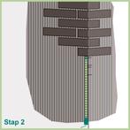 Restpartij minerale steenstrips waalformaat (S9.11414 ), Ophalen, Nieuw