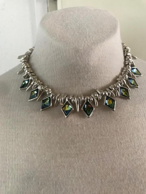 Uno de 50 ketting (52) Ice 710,- = 245,-, Sieraden, Tassen en Uiterlijk, Kettingen, Nieuw, Overige materialen, Zilver, Met hanger