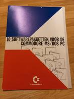 Commodore MS DOS PC 10 softwarepakketten retro 5,25 floppy, Computers en Software, Ophalen of Verzenden, Zo goed als nieuw