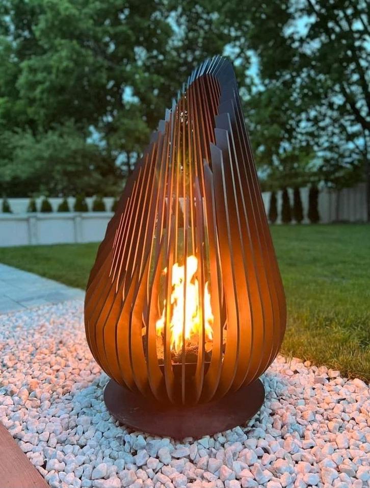 Vuurkorf tuinhaard buitenhaard modern, Tuin en Terras, Vuurkorven, Nieuw, Ophalen of Verzenden